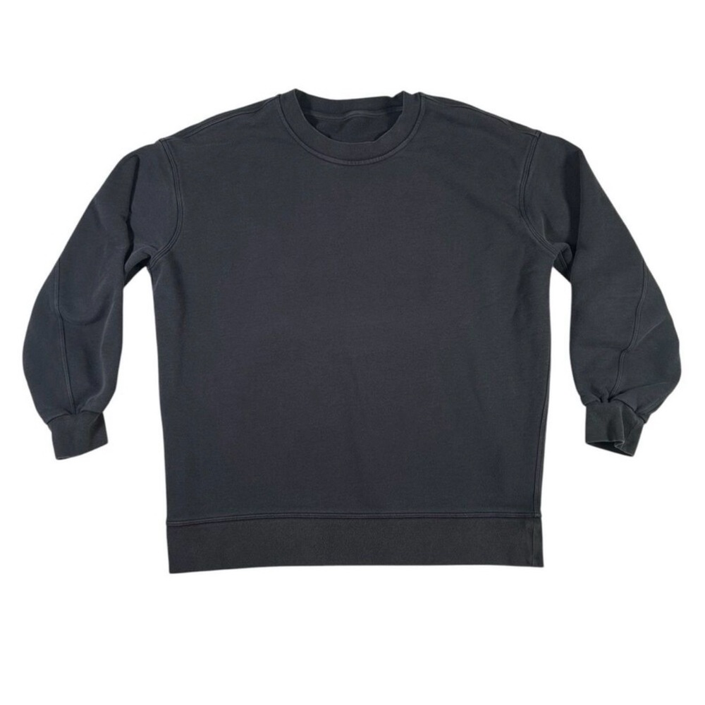 Lululemon Crew Neck Sweatshirt Faded Black Women’s Sweater *Size Tag Cut Out*